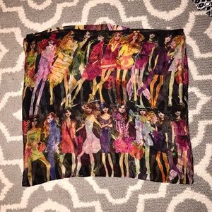 100% Silk Henri Bendel scarf